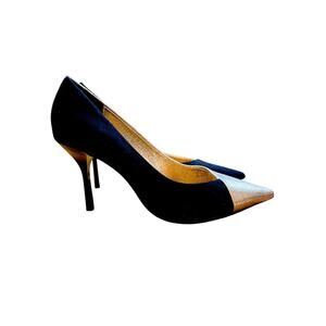 Zara Two Toned Metallic Heels size 39